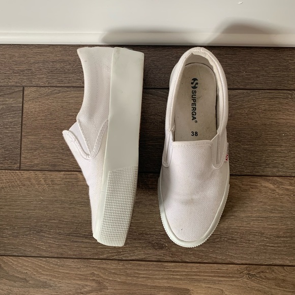 Superga white slip-on shoes - Picture 1 of 2